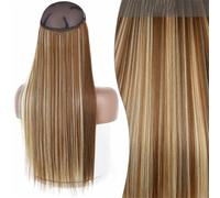 Nessuna Clip Extension Per Capelli Naturali, Sintetico, Artificiale, Lungo E Dritto, Biondo, Nero, Colore o, Finto Pezzo Per Capelli Da Donna