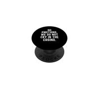 Nessuna emozione che non piangiamo nel casinò Bold PopSockets PopGrip Adesivo