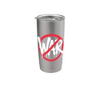 Nessuna guerra Anti Stop War Bicchiere termico in acciaio inox doppia parete