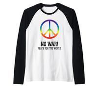 Nessuna guerra, pace, contro la guerra, nessuna guerra Maglia con Maniche Raglan