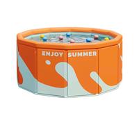 Nessuna installazione di piscina, piscina non gonfiabile - Piscina da gioco all'aperto pieghevole per famiglie | Piscina da bagno addensata per bambini portatile per bambini, adulti, animali domesti