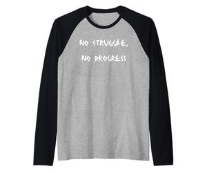 Nessuna Lotta nessun Progresso Maglia con Maniche Raglan