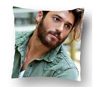 nessuna marca Can Yaman Cuscino 4 Idea Regalo Compleanno Festa Personaggi Famosi Collezione Decorazioni casa Divano Letto Serie TV Daydreamer Le Ali del Sogno Bitter Sweet