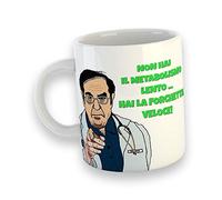 nessuna marca Dottor Nowzaradan Tazza Mug 3 Colazione Personalizzata Idea Regalo Festa Compleanno Decorazioni Tumblr Frasi Divertente Simpatica Ironica Creative Design Alternative Dieta