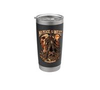 Nessuna Pace nel West - Design Vintage da Cowboy Bicchiere termico in acciaio inox doppia parete