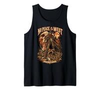 Nessuna Pace nel West - Design Vintage da Cowboy Canotta