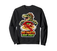 Nessuna Pasta Solo preda Dino Keto Humor Felpa