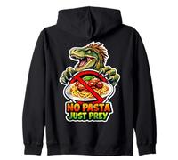 Nessuna Pasta Solo preda Dino Keto Humor Felpa con Cappuccio