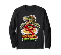 Nessuna Pasta Solo preda Dino Keto Humor Maglia a Manica