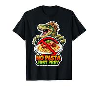 Nessuna Pasta Solo preda Dino Keto Humor Maglietta