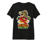 Nessuna Pasta Solo preda Dino Keto Humor Maglietta Premium
