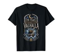 Nessuna Paura Solo Valhalla Viking Mitologia Norrena Longship Maglietta
