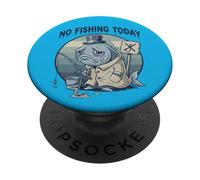 Nessuna pesca oggi divertente pesce triste PopSockets PopGrip Adesivo