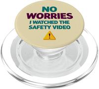 Nessuna preoccupazione Ho visto il video sulla sicurezza PopSockets PopGrip per MagSafe