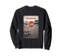 Nessuna Regola Goose Funny Do Not Enter Sign Rebel Felpa