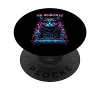 Nessuna richiesta Casa Cat DJ Rave EDM Musica Deejay Equalizzatore PopSockets PopGrip Adesivo