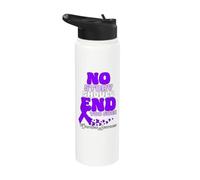 Nessuna storia dovrebbe finire troppo presto la consapevolezza dell'overdose Stainless Steel Insulated Water Bottle