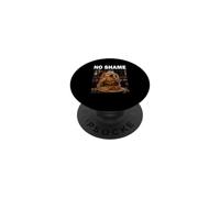 Nessuna vergogna Golden Retriever Hamburger Cibo Amante PopSockets PopGrip Adesivo