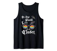 Nessuno dovrebbe vivere in un armadio LGBT Gay Pride LGBTQ Canotta