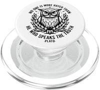 Nessuno è più odiato di colui che dice la verità Platone PopSockets PopGrip per MagSafe