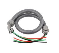 Nessuno Kit fluido di tenuta metallica Copertura protettiva per cavi Assemblaggio frusta di alimentazione Condotto elettrico flessibile con filo Nessuno Kit fluido di tenuta metallico