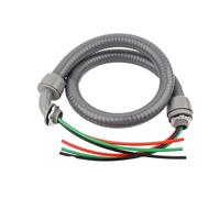 Nessuno Kit fluido di tenuta metallica Copertura protettiva per cavi Assemblaggio frusta di alimentazione Condotto elettrico flessibile con filo Nessuno Kit fluido di tenuta metallico