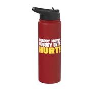 Nessuno muove nessuno viene ferito Stainless Steel Insulated Water Bottle