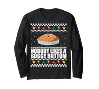 Nessuno Piace Un Soggy Bottom Brutto Maglione di Natale Pie Meme Maglia a Manica