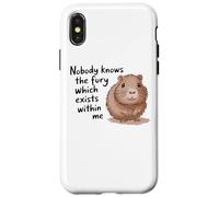 Nessuno sa che la furia esiste dentro di me Custodia per iPhone X/XS