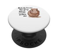 Nessuno sa che la furia esiste dentro di me PopSockets PopGrip Adesivo