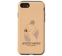 Nessuno sa che sono una lesbica (LGBTQ Gay Black Woman Graphic) Custodia per iPhone SE (2020) / 7/8