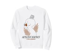 Nessuno sa Che Sono Una lesbica (LGBTQ Gay Black Woman Graphic) Felpa