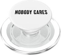Nessuno si preoccupa divertente ironico citazione sarcastica design PopSockets PopGrip per MagSafe
