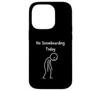 Nessuno snowboard oggi - Snowboarder Amante dello snowboard Custodia per iPhone 14 Pro