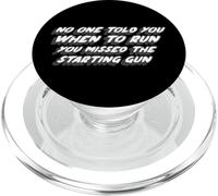 Nessuno ti ha detto quando correre | Dark Side Of Pink PopSockets PopGrip per MagSafe