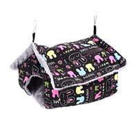 Nest degli uccelli, morbido letto appeso per uccelli comodi, spazio portatile risparmio facile per la pulizia del parrocchetto per criceti di pappagalli scoiattoli