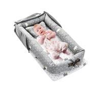 Nest Lettino Bambini Morbido Pieghevole Portatile Leggero E Compatto | Cuscino Lettino da Viaggio per Bambini per Camera da , Casa, Viaggio, Aereo, Campeggio, Asilo e Parcheggio Auto