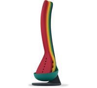 Nest Set di 5 Utensili con Supporto Magnetico, Organizzazione Compatta per Cucin