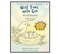 Nest Time with God Word Search: Little Lessons Big Faith