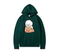 Nesthome Kawaii Panda Bear Hug Bubu And Dudu Love Is Being Cinema Pogether San Valentino Divertente Regalo Unisex Pullover Felpa con Cappuccio