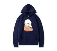 Nesthome Kawaii Panda Bear Hug Bubu And Dudu Love Is Being Cinema Pogether San Valentino Divertente Regalo Unisex Pullover Felpa con Cappuccio