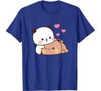 Nesthome Panda Bear Hug Bubu Dudu Together Valentino Divertente Regalo Kawaii Unisex Shirt