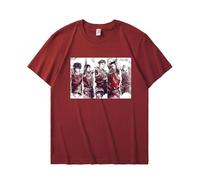 Nesthome Slam Dunk Maniche Corte, T-Shirt da Maglietta Stampata Anime Cosplay, Maglietta per Ragazzo e Ragazza Casual Fun Tshirt