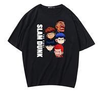 Nesthome Slam Dunk Maniche Corte, T-Shirt da Maglietta Stampata Anime Cosplay, Maglietta per Ragazzo e Ragazza