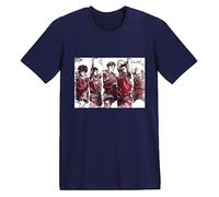 Nesthome Slam Dunk Maniche Corte T-Shirt Uomo e Donna Stampato Manica Corta Top Anime Sakuragi Hanamichi Cosplay Top