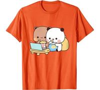 Nesthome Unisex con Panda Kawaii con Scritta Hug Bubu And Dudu Love is Being Cinema Pogether, Regalo Divertente per San Valentino