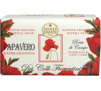 Nesti Dante Sapone Vegetale Papavero Inebriante 250g - Sapone Naturale Biodegradabile, Idratante Corpo e Viso, Saponetta per Pelli Sensibili, Saponetta Mani e Bagnoschiuma Solido