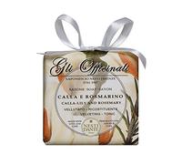 Nesti Dante Sapone Vegetale Gli Officinali Calla e Rosmarino - 200g - Naturale e Biodegradabile, con profumi intensi, ideale per Corpo, Viso e Pelli Sensibili, Saponetta mani