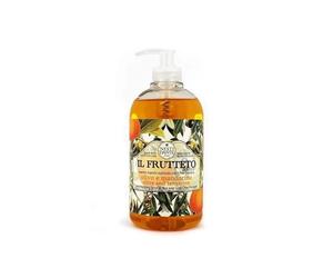 Nesti Dante Il Frutteto Sapone liquido idratante per viso & corpo (Aroma Olive e mandarino) - 500 ml.