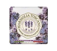 Nesti Dante Sapone Vegetale Marsiglia Toscano - Lavanda 200g - Formula Vegetale, Profumo Rilassante di Lavanda, Ideale per Mani, Corpo e Pelli Sensibili, Made in Italy, Elegante